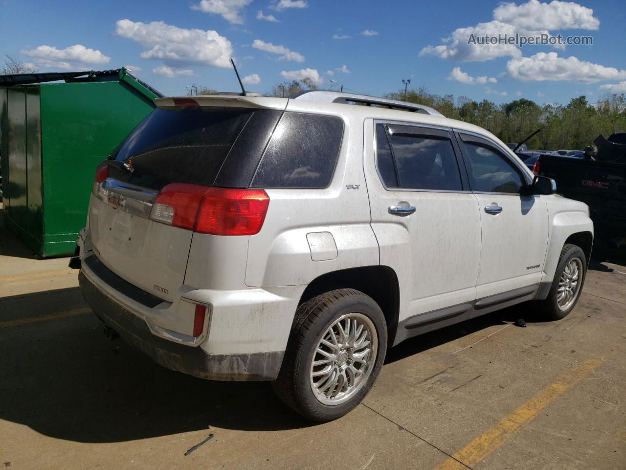 2017 Gmc Terrain Slt White vin: 2GKFLUEK5H6336432