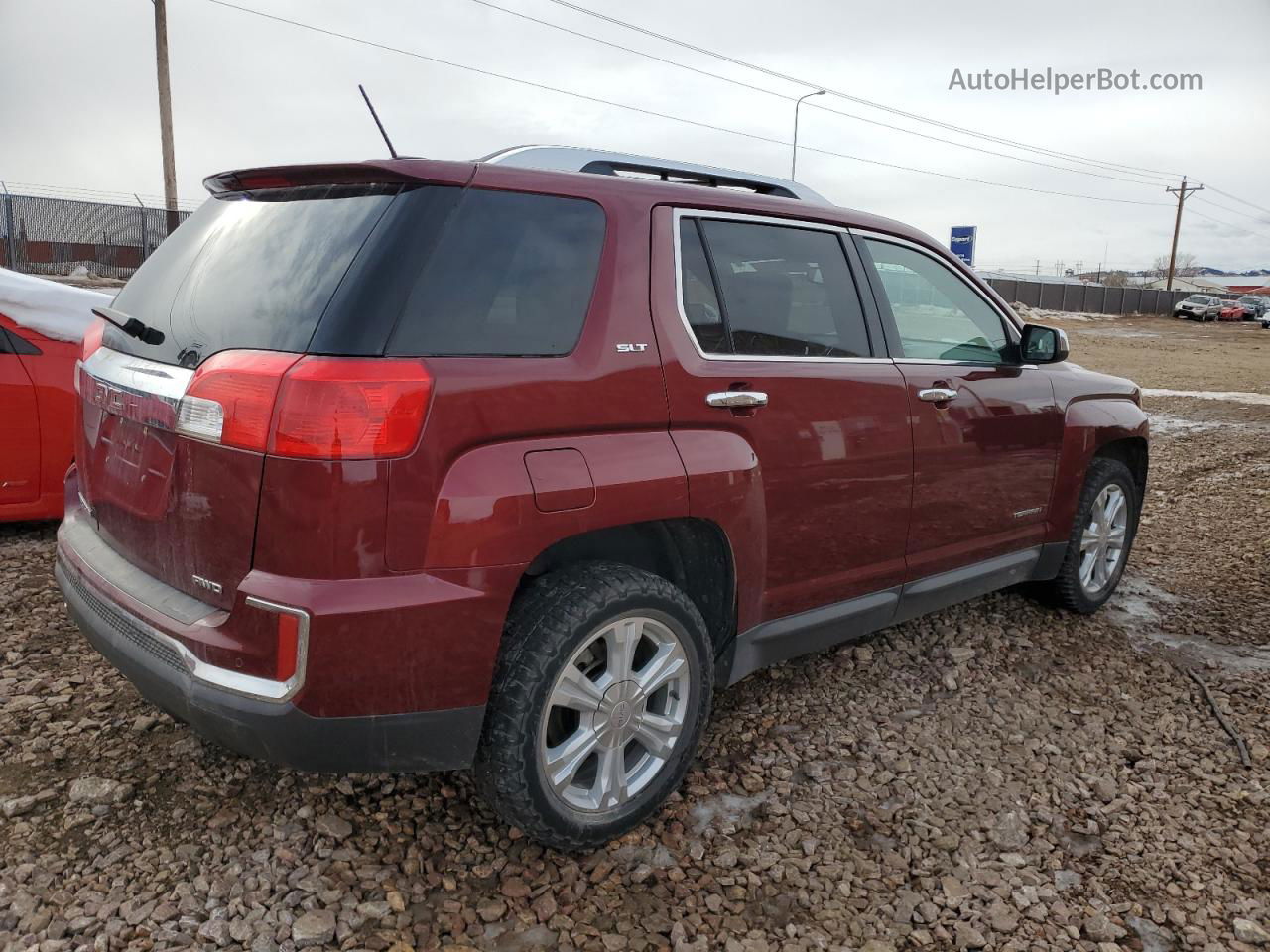 2017 Gmc Terrain Slt Burgundy vin: 2GKFLUEK6H6127913