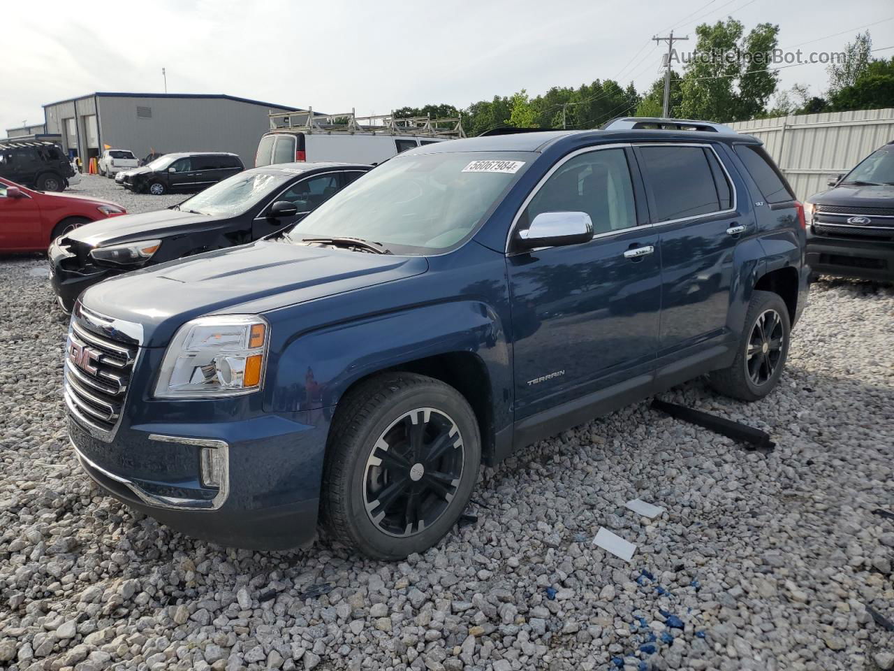 2017 Gmc Terrain Slt Blue vin: 2GKFLUEK6H6189246