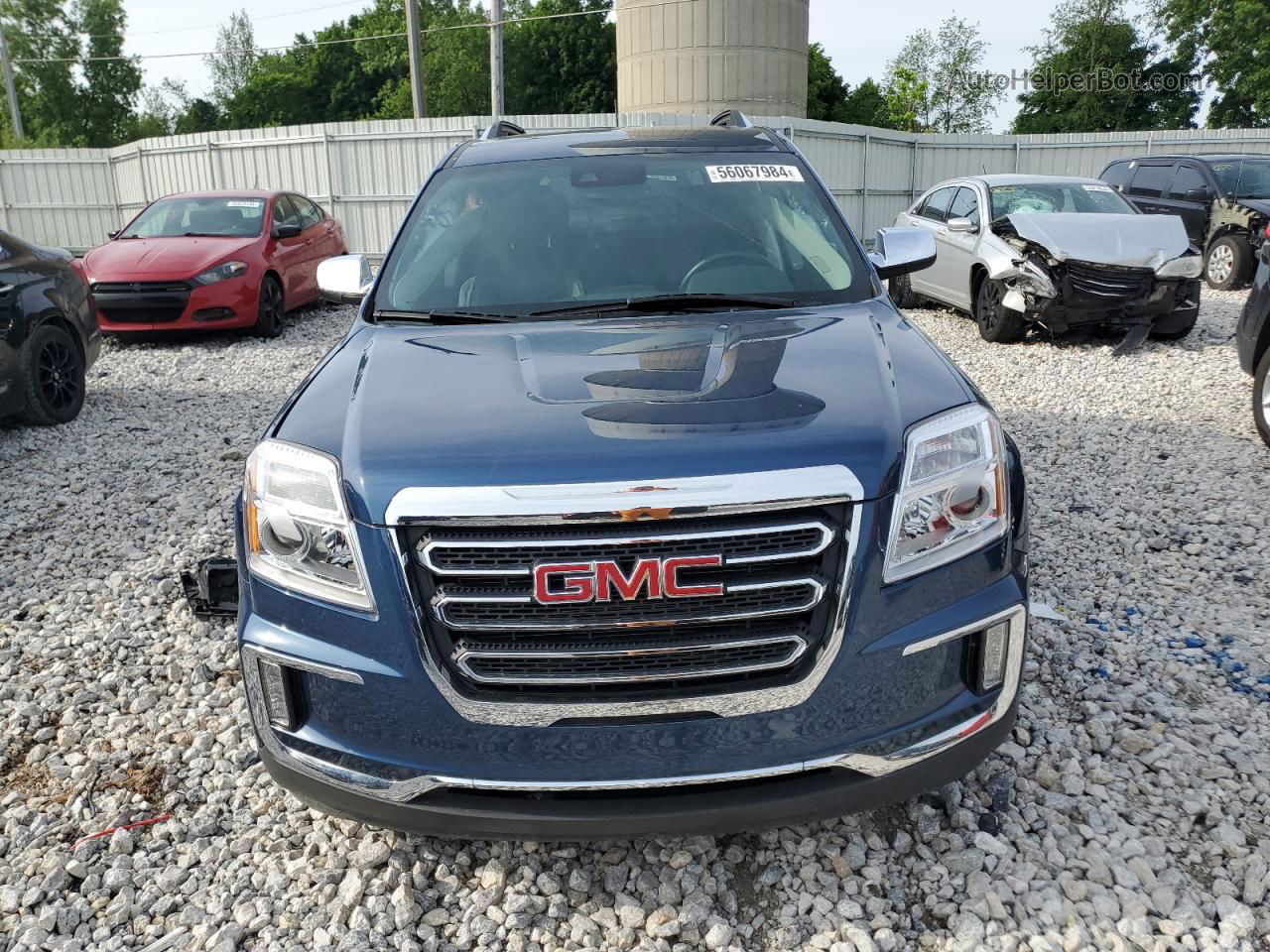 2017 Gmc Terrain Slt Blue vin: 2GKFLUEK6H6189246