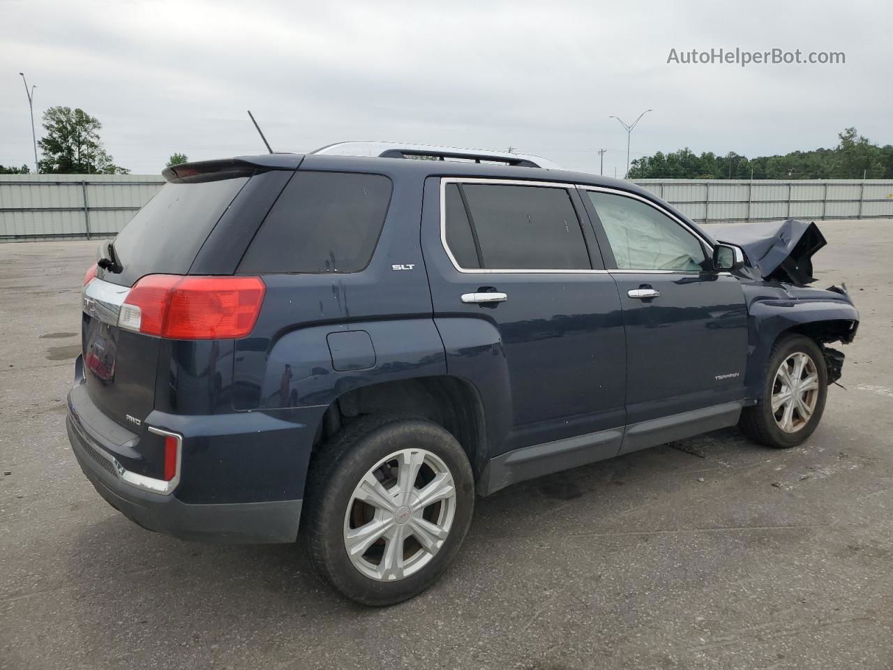 2016 Gmc Terrain Slt Синий vin: 2GKFLUEK8G6201458