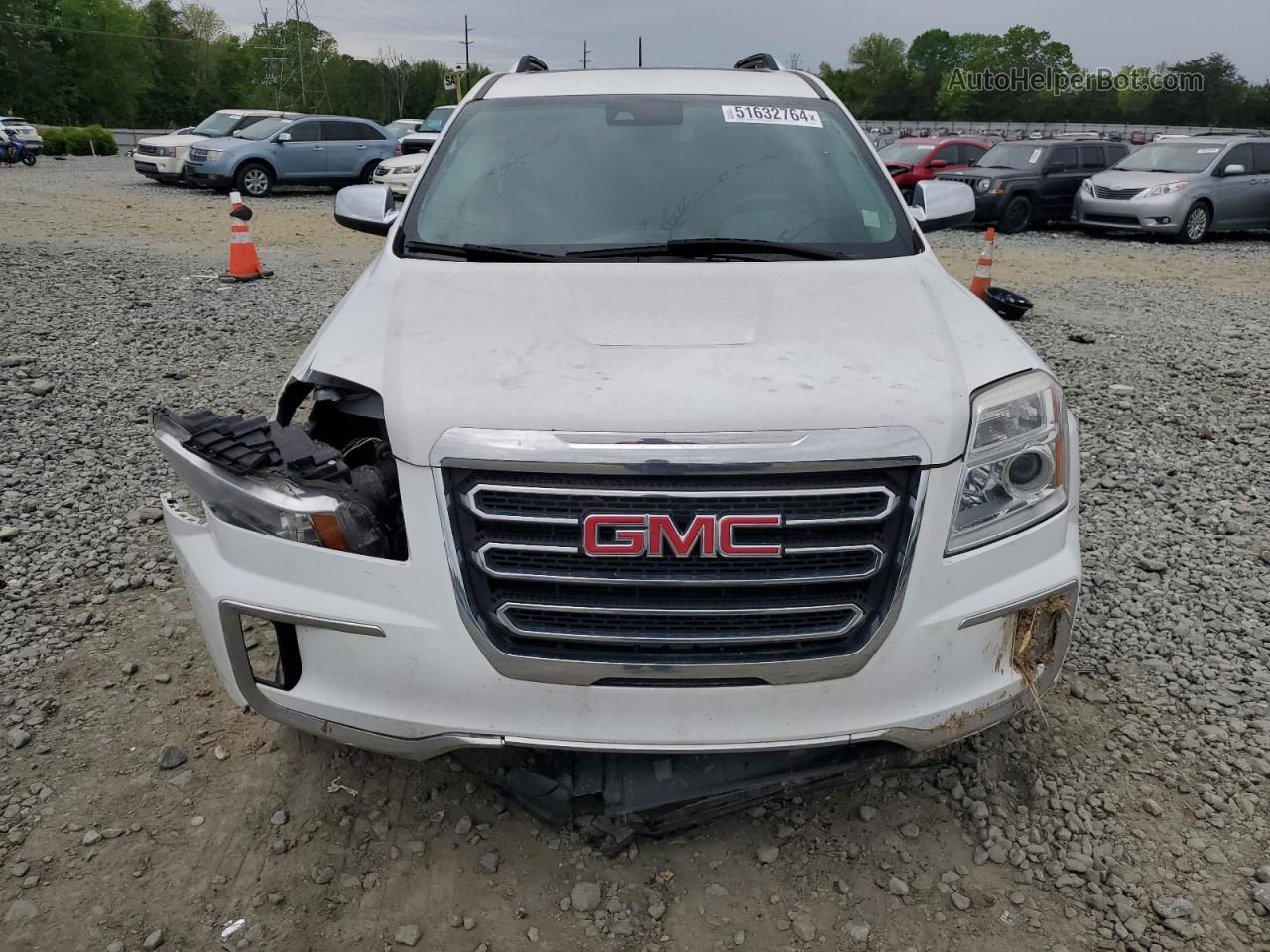 2017 Gmc Terrain Slt White vin: 2GKFLUEK8H6289932