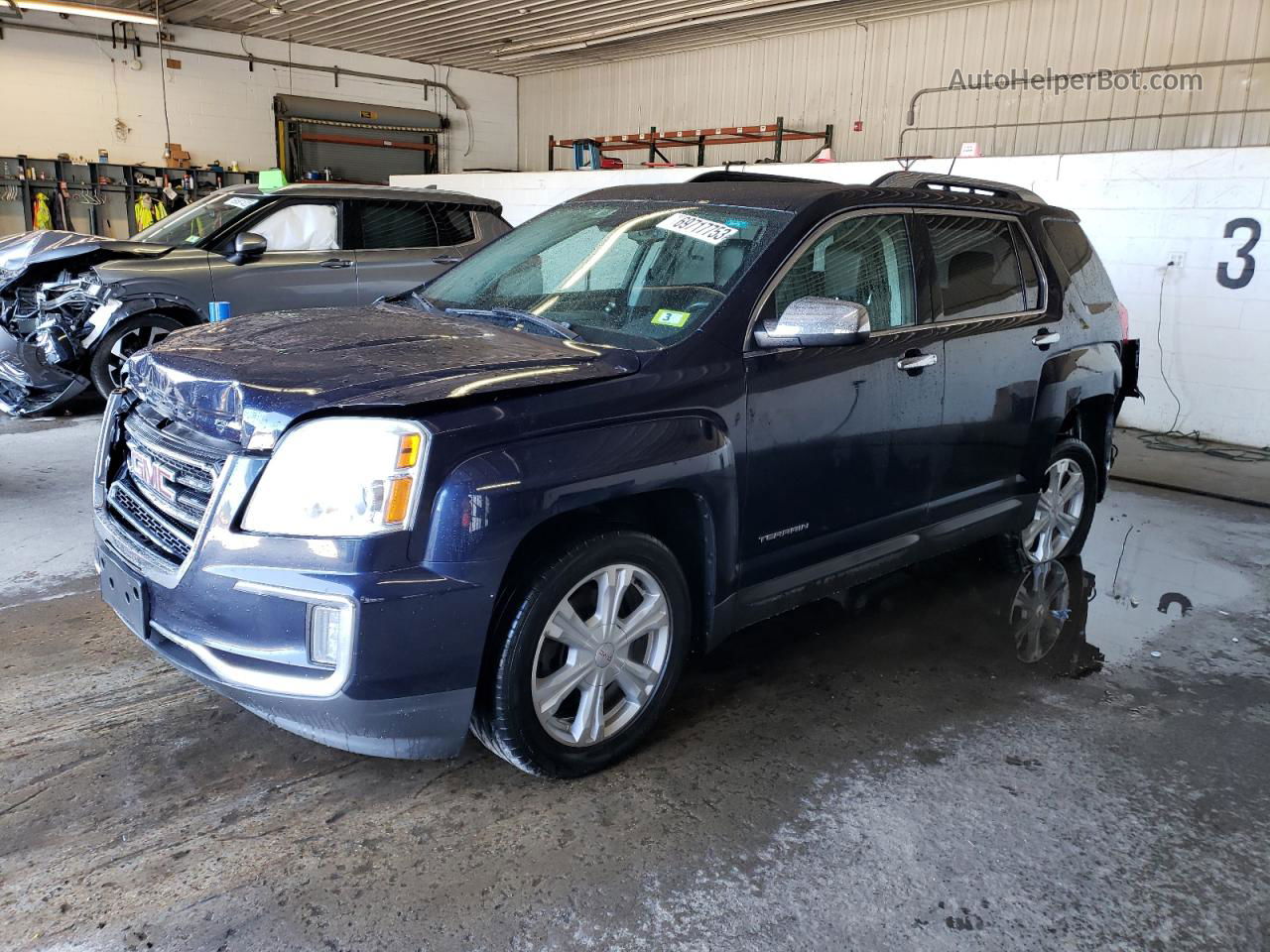 2016 Gmc Terrain Slt Blue vin: 2GKFLUEK9G6125586