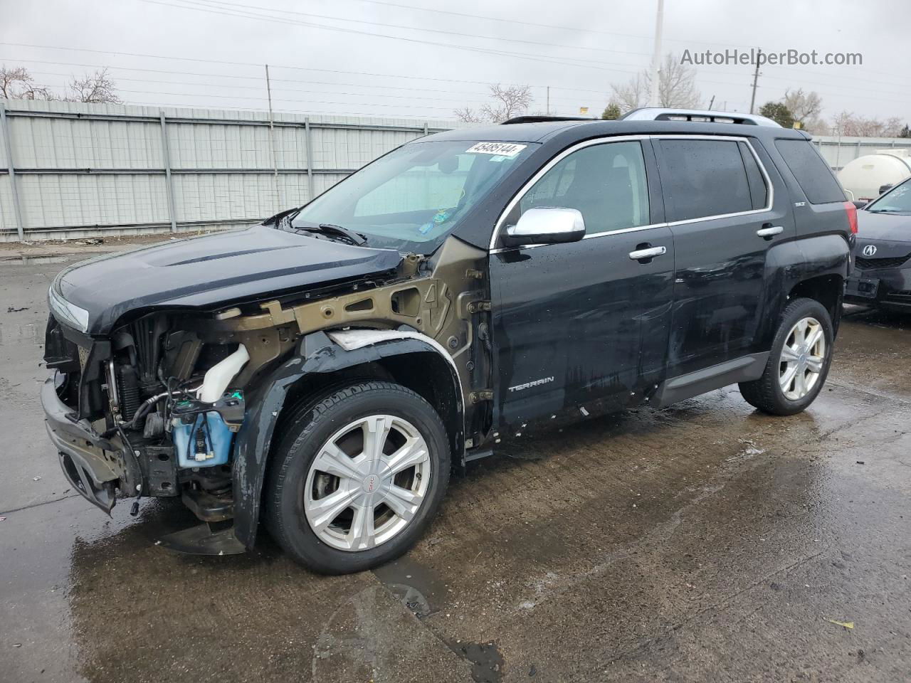 2016 Gmc Terrain Slt Черный vin: 2GKFLUEK9G6359842