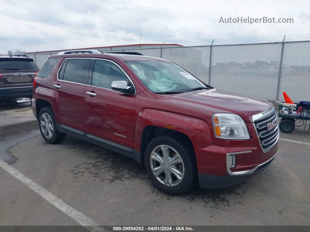 2017 Gmc Terrain Slt Red vin: 2GKFLUEKXH6114971