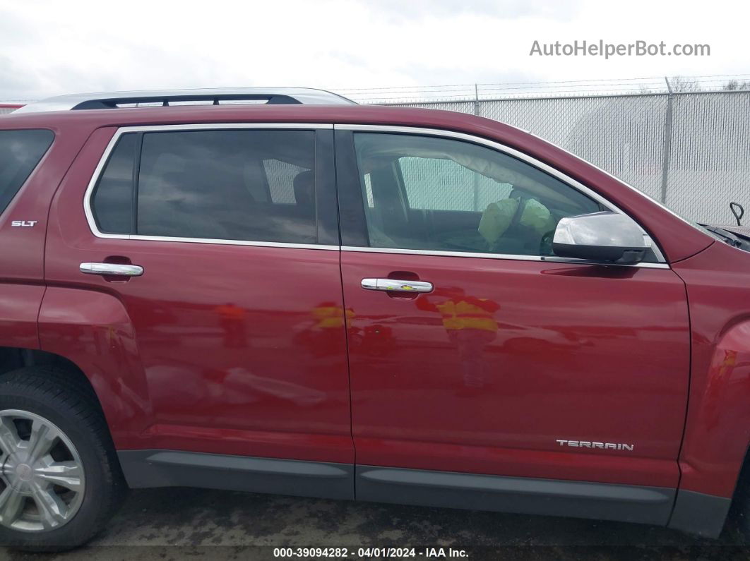 2017 Gmc Terrain Slt Red vin: 2GKFLUEKXH6114971