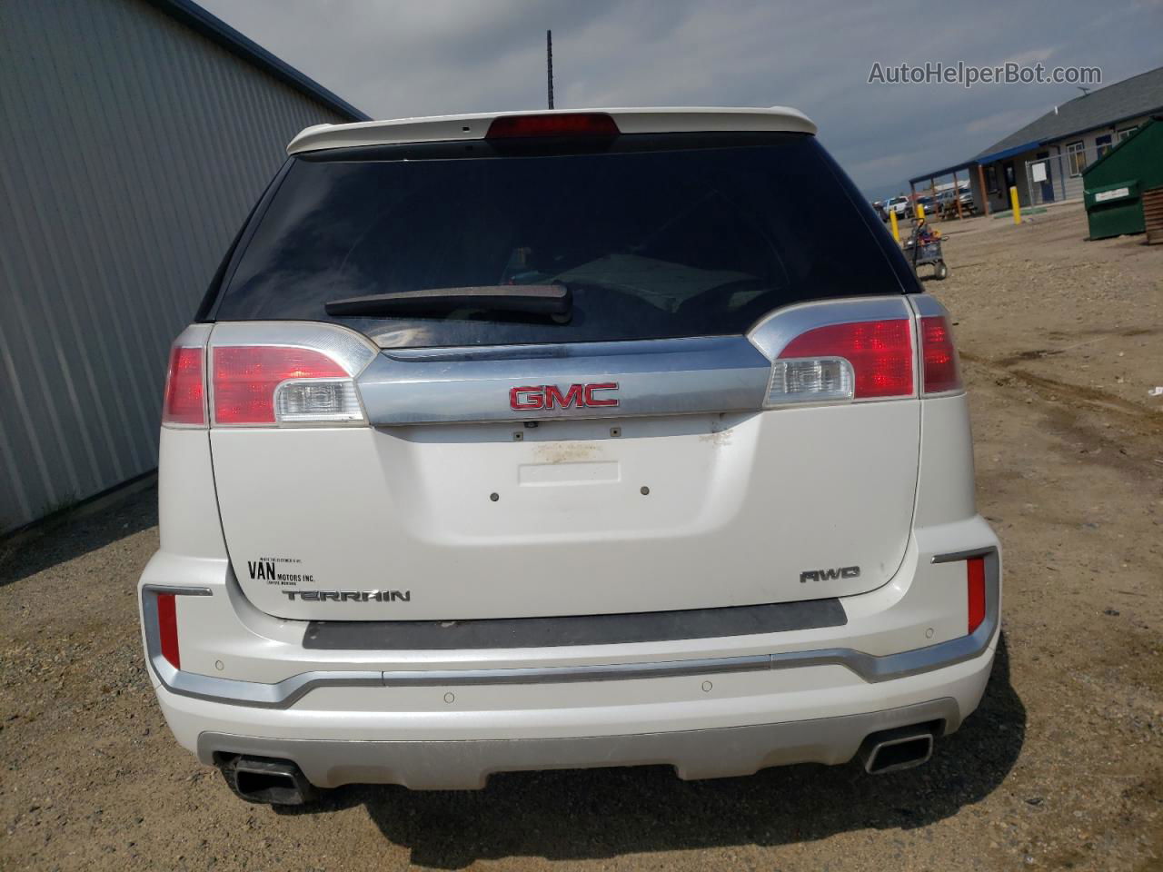 2016 Gmc Terrain Denali White vin: 2GKFLVE30G6210153