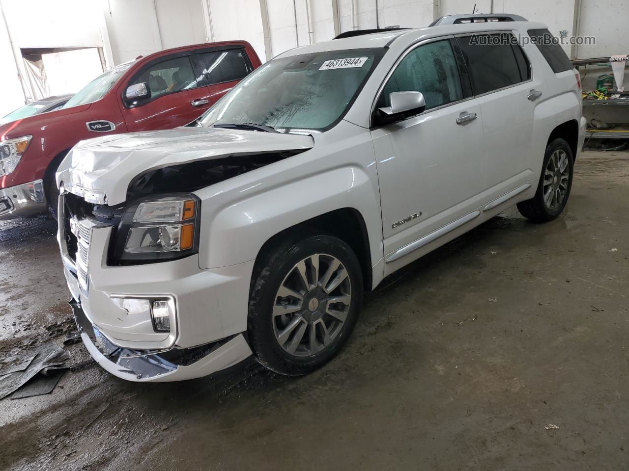 2016 Gmc Terrain Denali White vin: 2GKFLVE31G6122163