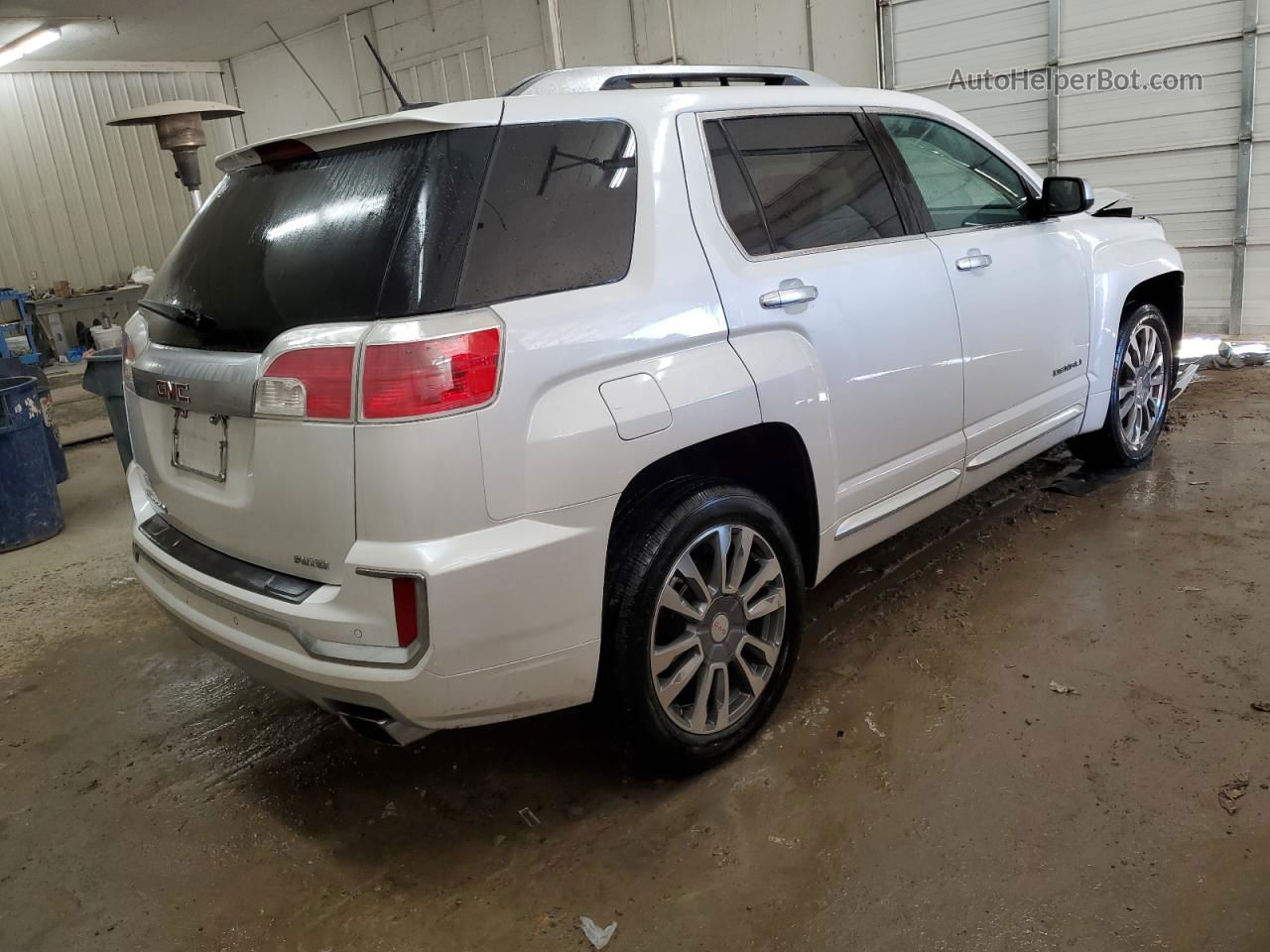 2016 Gmc Terrain Denali White vin: 2GKFLVE31G6122163