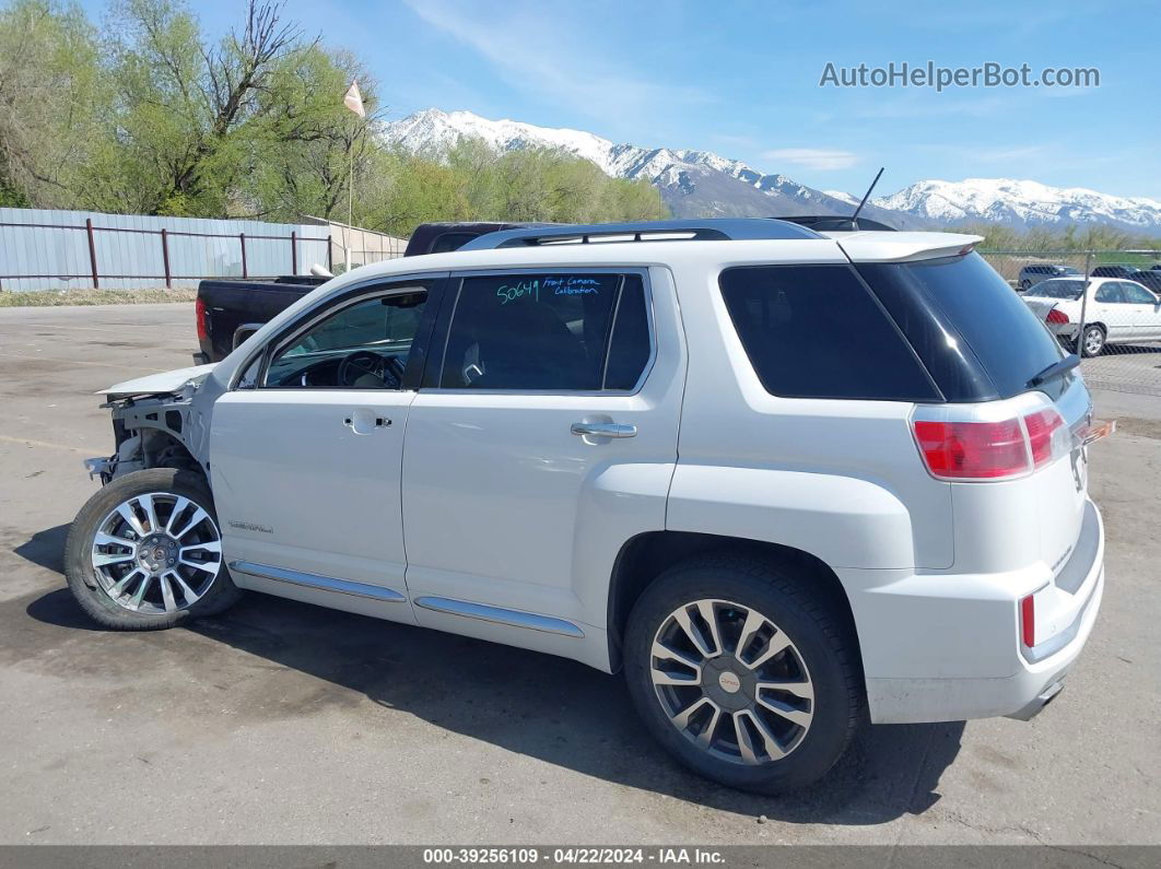 2016 Gmc Terrain Denali White vin: 2GKFLVE31G6244957