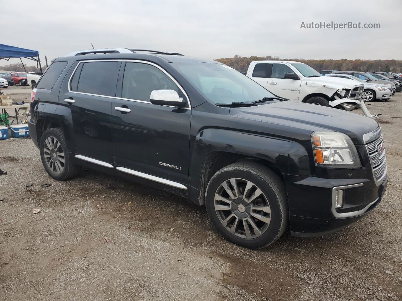 2017 Gmc Terrain Denali Black vin: 2GKFLVE32H6115739