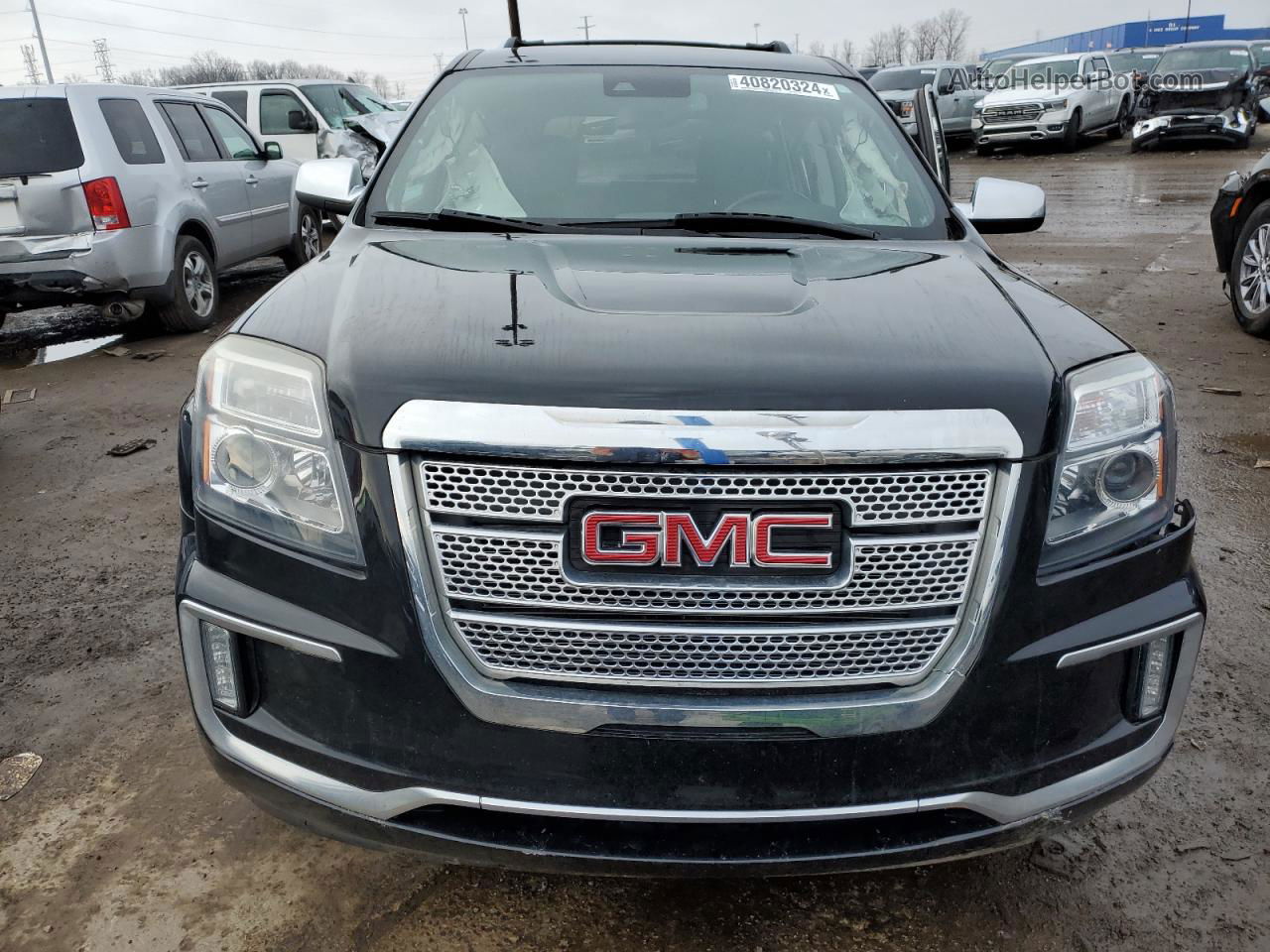 2017 Gmc Terrain Denali Black vin: 2GKFLVE32H6325807