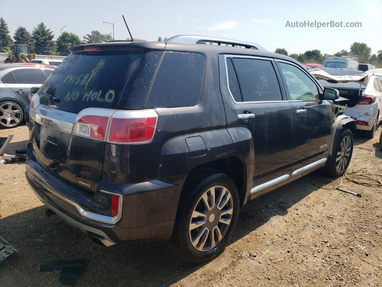 2016 Gmc Terrain Denali Black vin: 2GKFLVE34G6141581