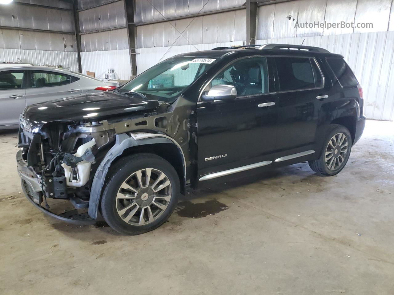 2016 Gmc Terrain Denali Черный vin: 2GKFLVE34G6240725