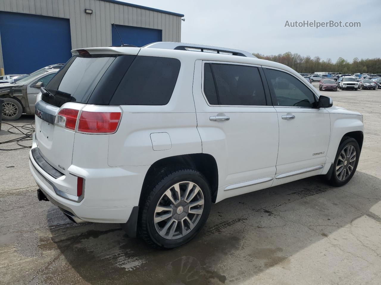 2017 Gmc Terrain Denali Белый vin: 2GKFLVE35H6135435