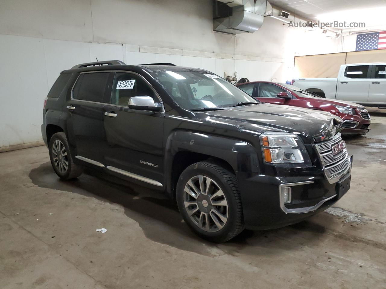 2017 Gmc Terrain Denali Black vin: 2GKFLVE37H6133637