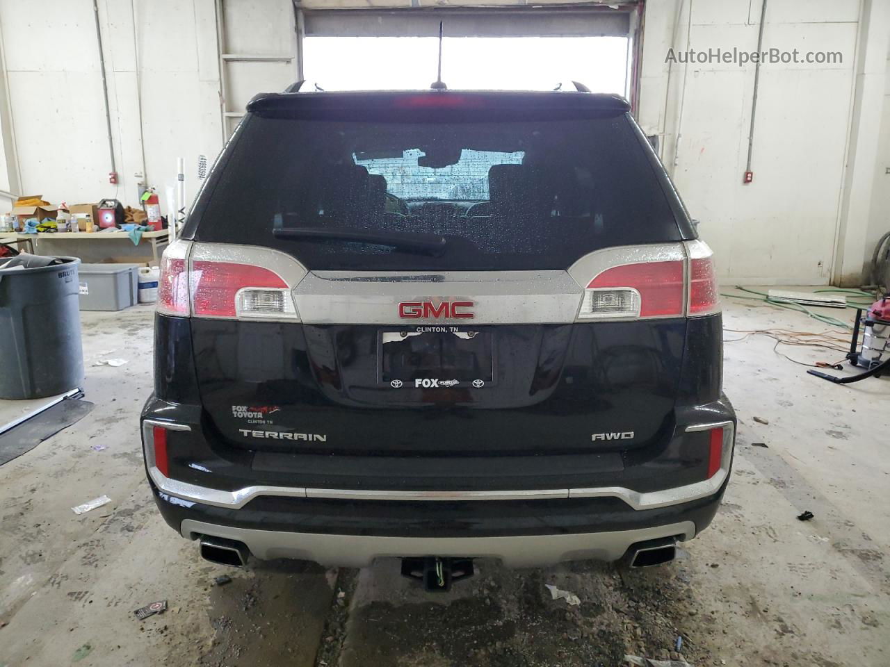 2017 Gmc Terrain Denali Черный vin: 2GKFLVE38H6108956