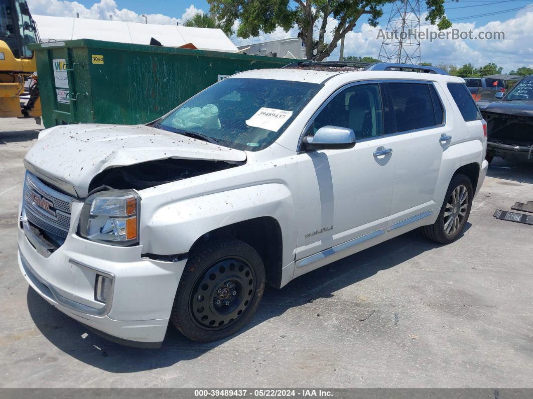 2017 Gmc Terrain Denali White vin: 2GKFLVE38H6242950