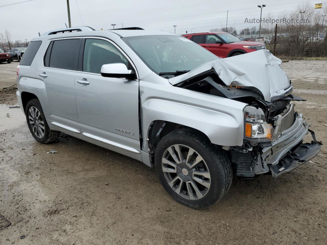 2017 Gmc Terrain Denali Gray vin: 2GKFLVE38H6263653