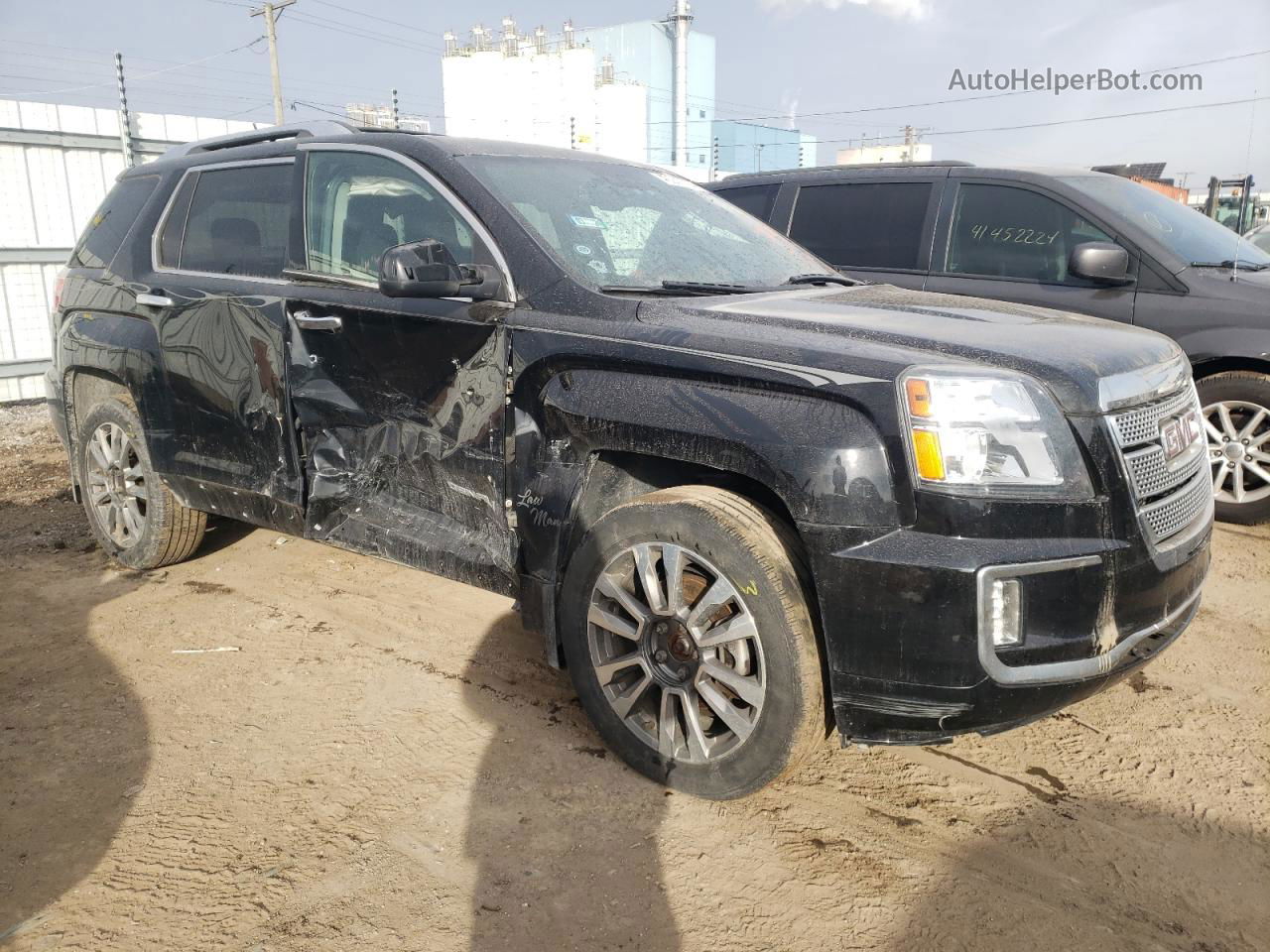 2016 Gmc Terrain Denali Black vin: 2GKFLVE39G6343395