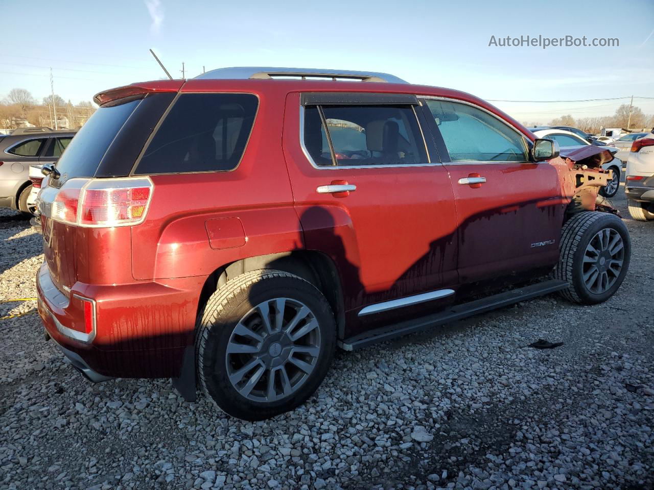 2016 Gmc Terrain Denali Red vin: 2GKFLVE39G6349004