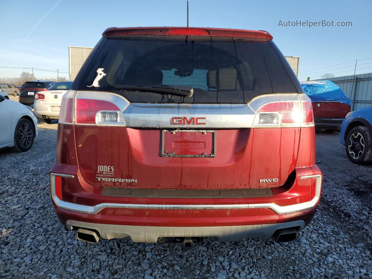 2016 Gmc Terrain Denali Red vin: 2GKFLVE39G6349004