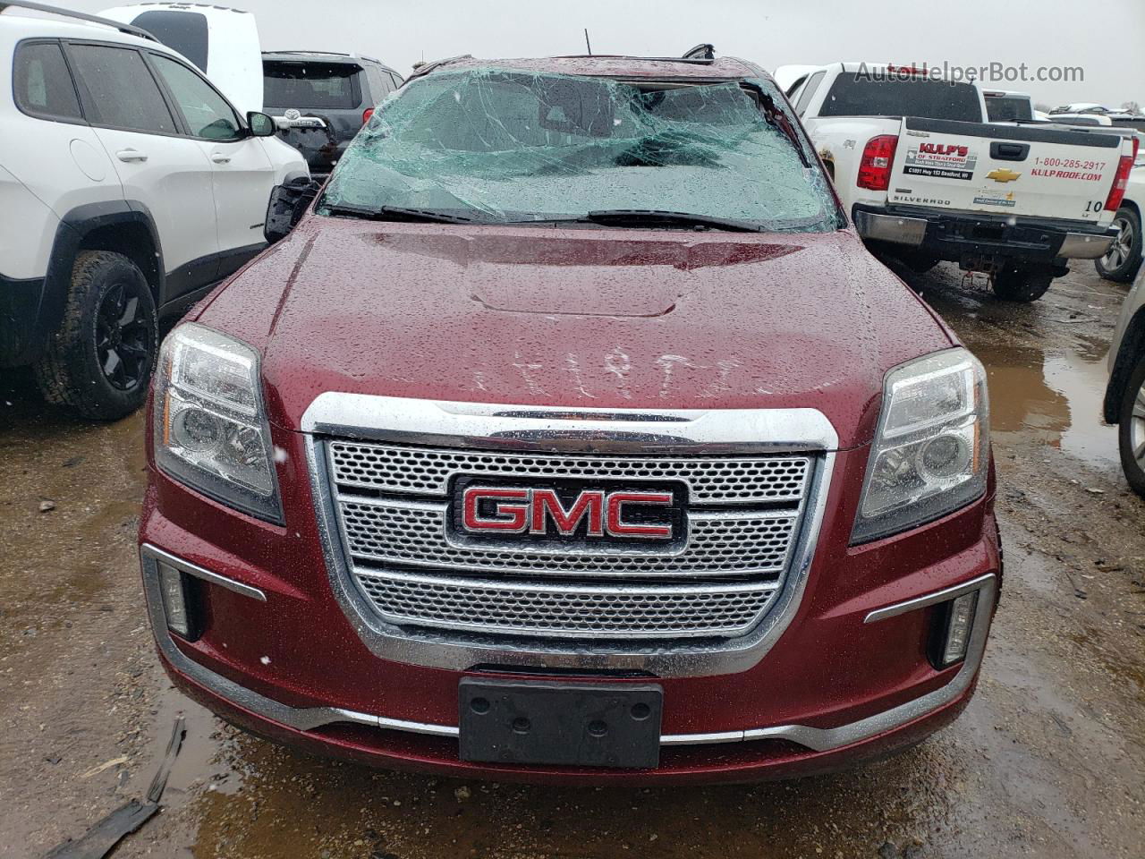 2016 Gmc Terrain Denali Maroon vin: 2GKFLVEK1G6178255