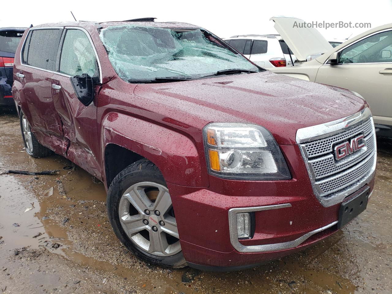 2016 Gmc Terrain Denali Maroon vin: 2GKFLVEK1G6178255