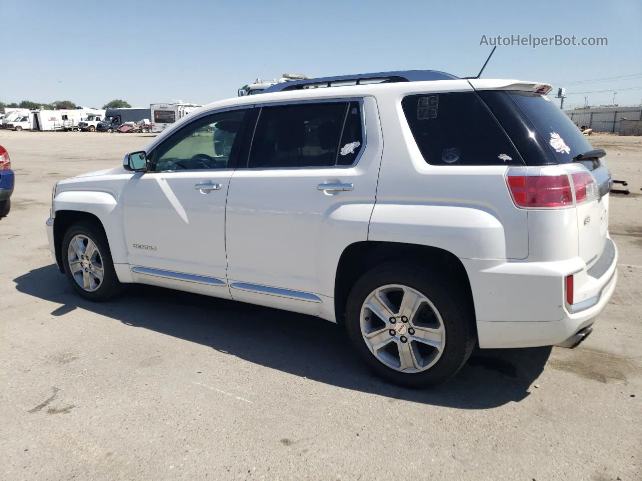 2017 Gmc Terrain Denali Белый vin: 2GKFLVEK6H6155328