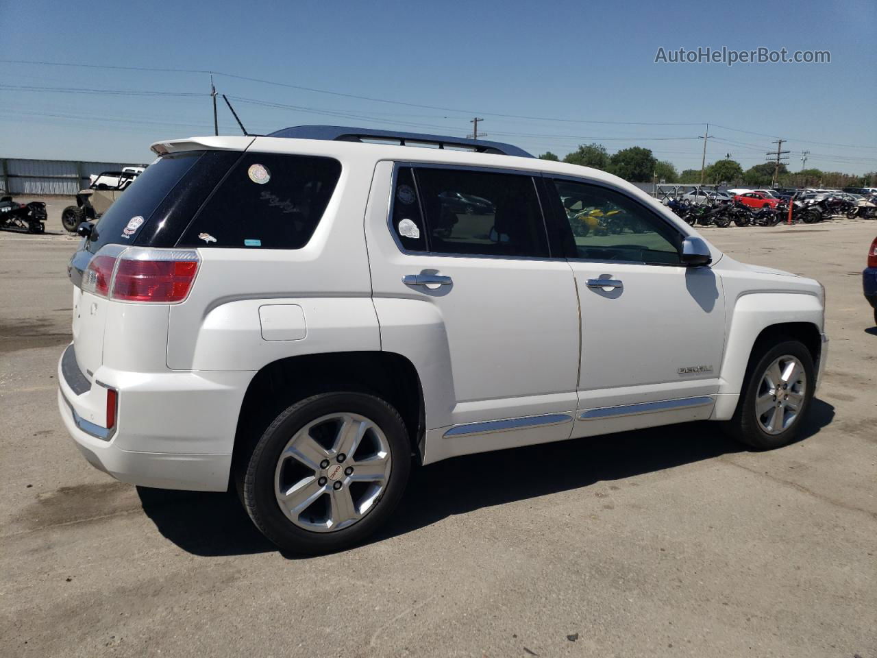 2017 Gmc Terrain Denali White vin: 2GKFLVEK6H6155328