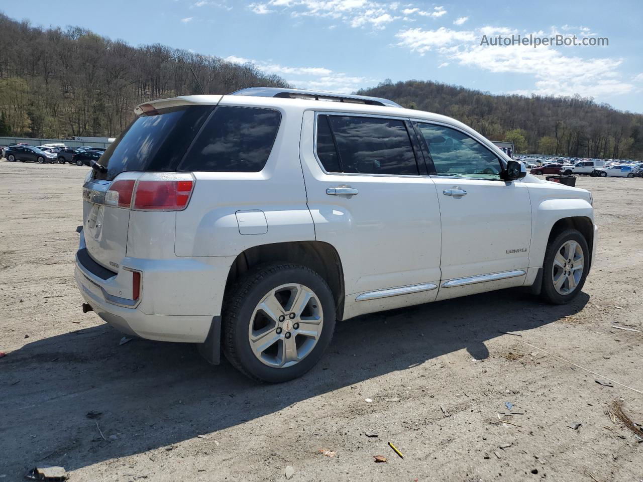 2016 Gmc Terrain Denali White vin: 2GKFLVEK9G6123360