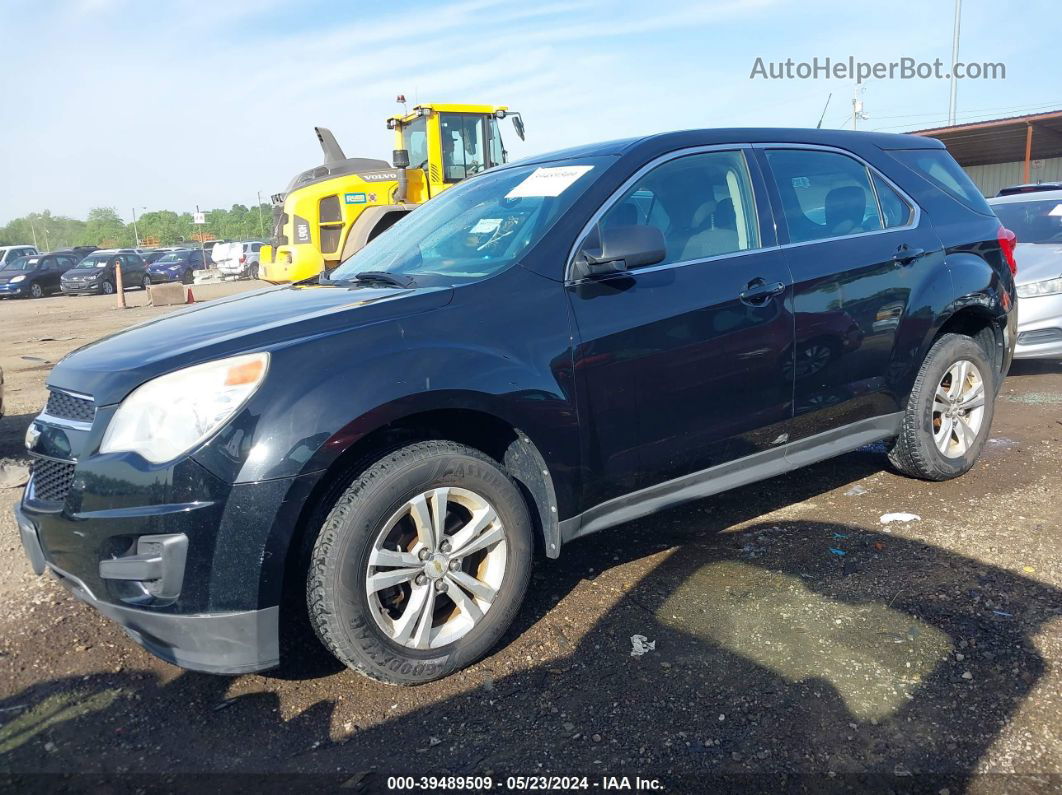 2012 Chevrolet Equinox Ls Black vin: 2GNALBEK0C1165581