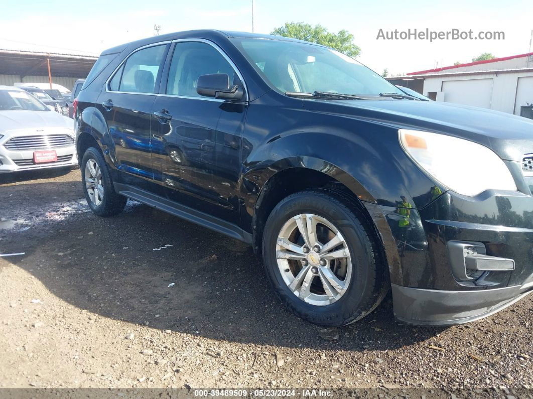 2012 Chevrolet Equinox Ls Black vin: 2GNALBEK0C1165581