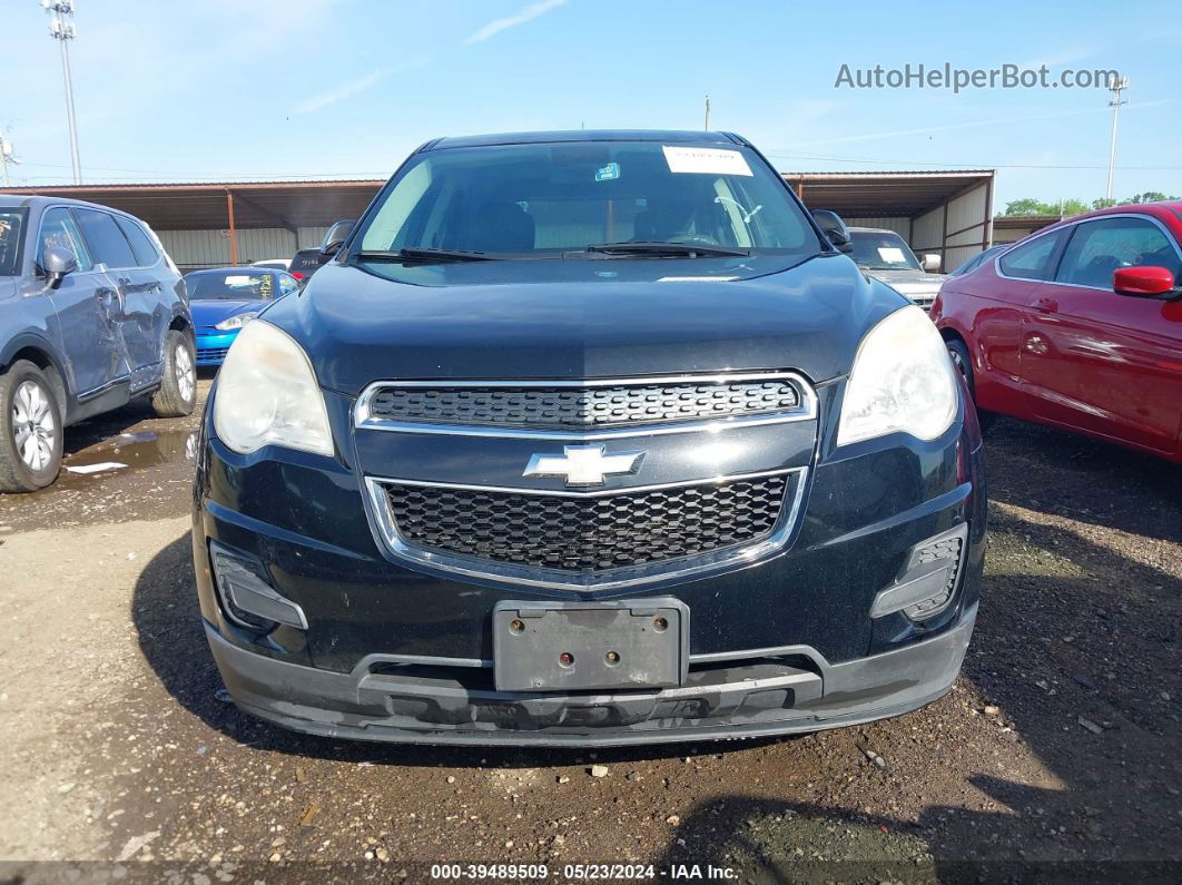 2012 Chevrolet Equinox Ls Black vin: 2GNALBEK0C1165581