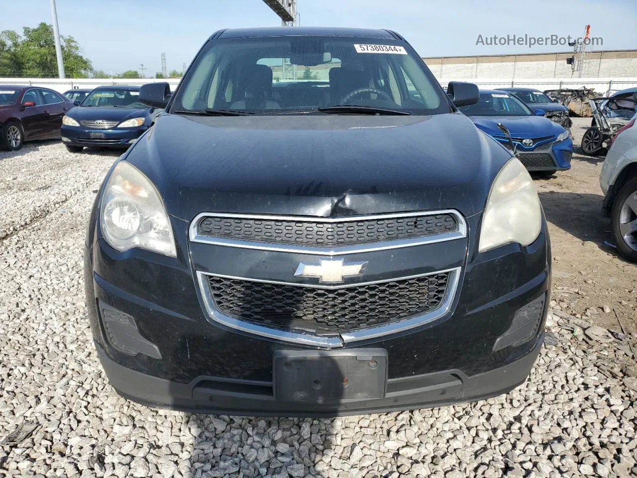 2012 Chevrolet Equinox Ls Black vin: 2GNALBEK0C1215394