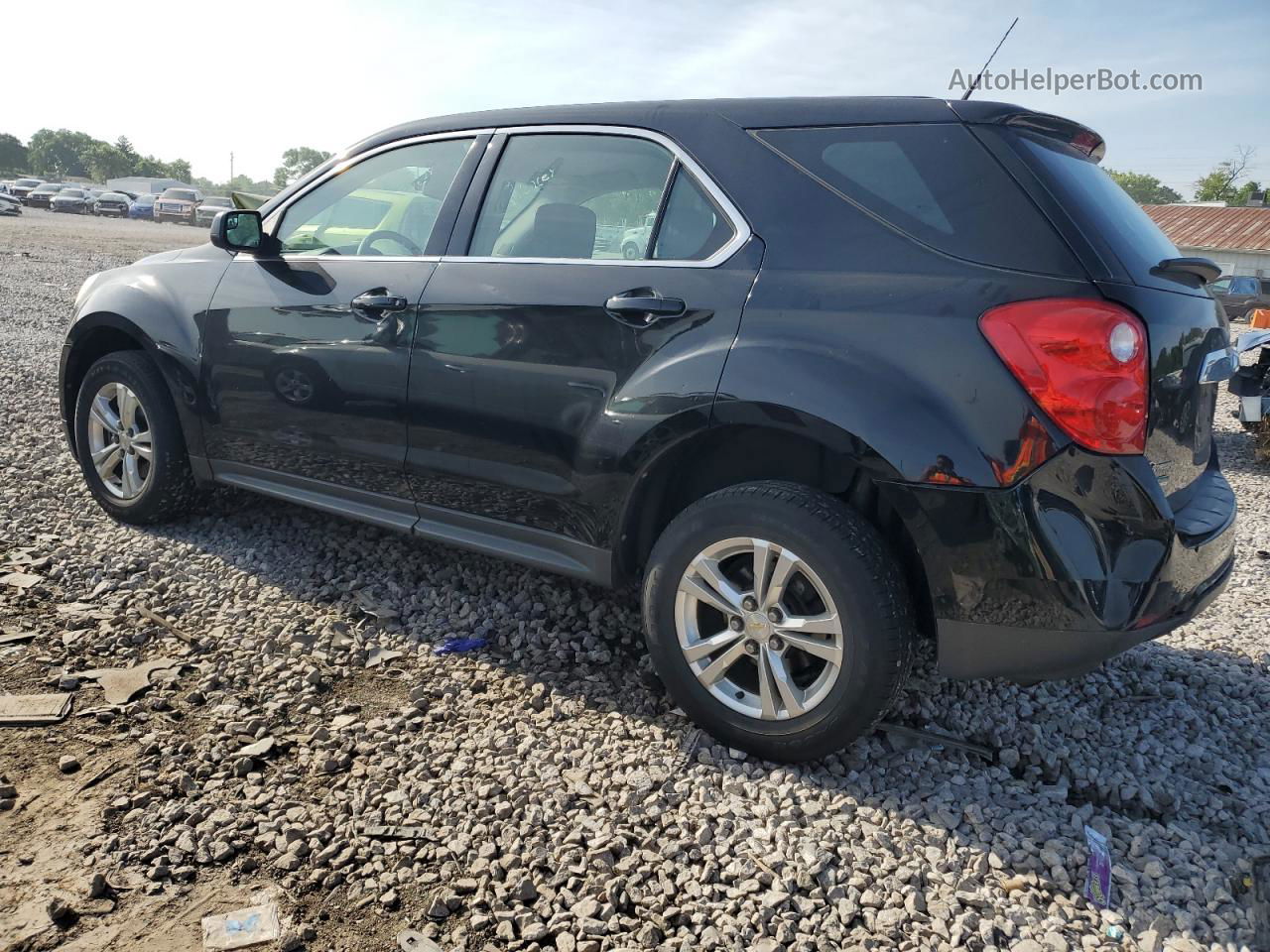 2012 Chevrolet Equinox Ls Black vin: 2GNALBEK0C1215394