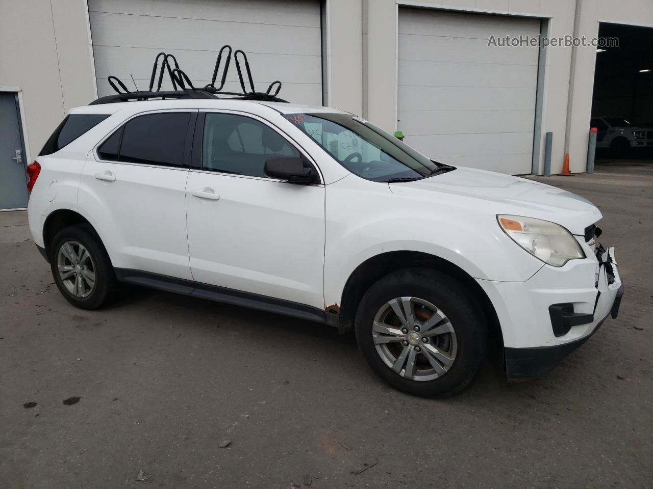 2012 Chevrolet Equinox Ls White vin: 2GNALBEK0C1224368