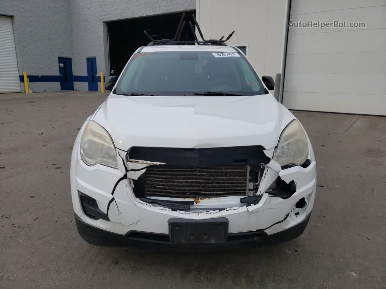 2012 Chevrolet Equinox Ls White vin: 2GNALBEK0C1224368