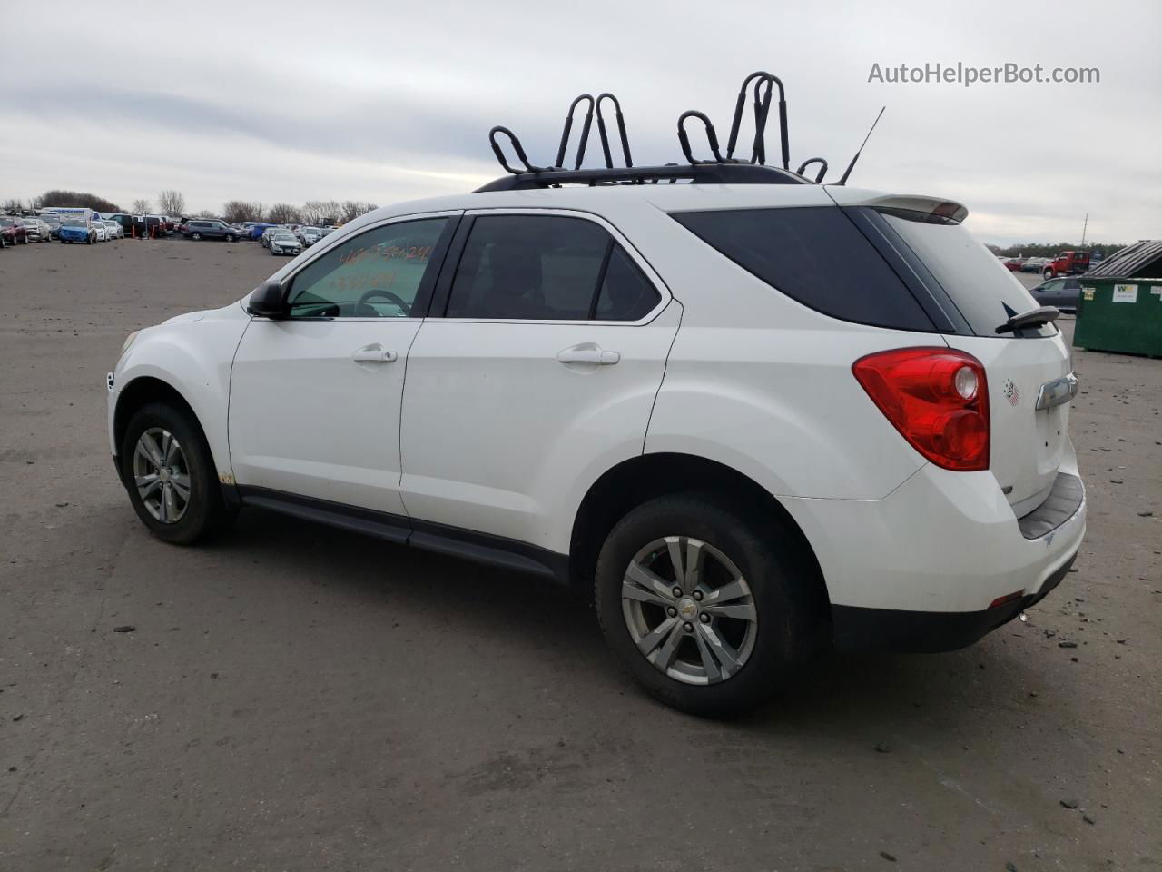 2012 Chevrolet Equinox Ls White vin: 2GNALBEK0C1224368