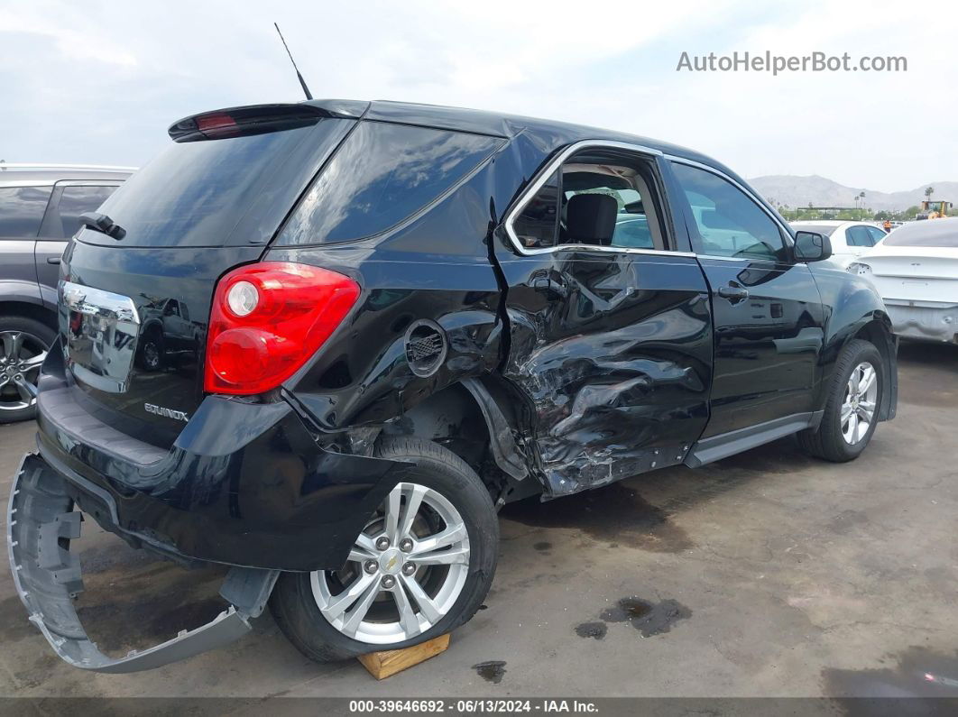 2012 Chevrolet Equinox Ls Black vin: 2GNALBEK0C1244930