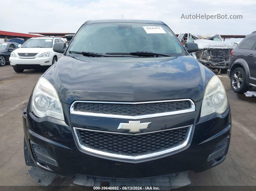 2012 Chevrolet Equinox Ls Black vin: 2GNALBEK0C1244930