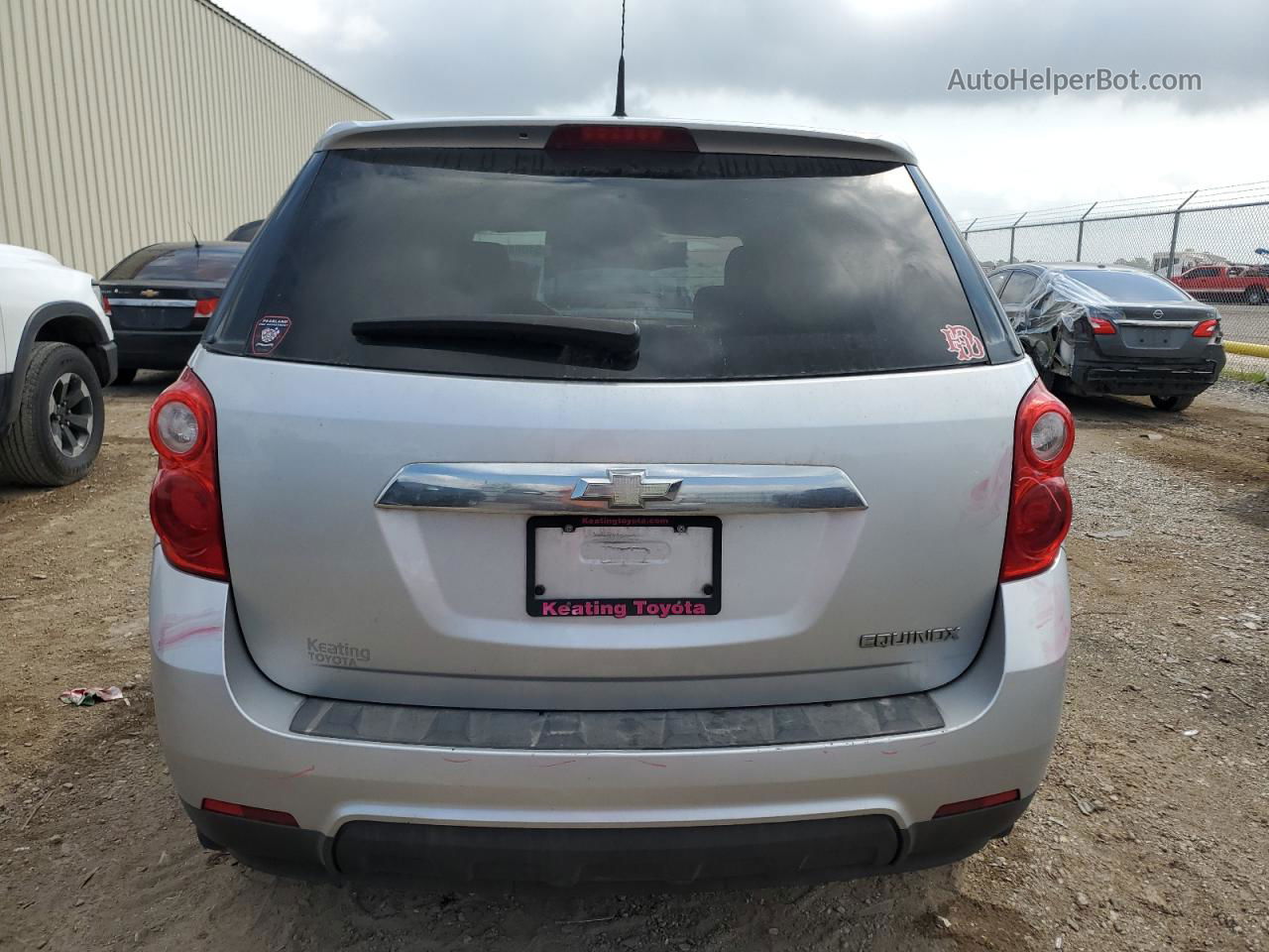 2012 Chevrolet Equinox Ls Silver vin: 2GNALBEK0C1312823