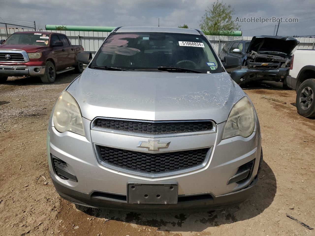 2012 Chevrolet Equinox Ls Silver vin: 2GNALBEK0C1312823