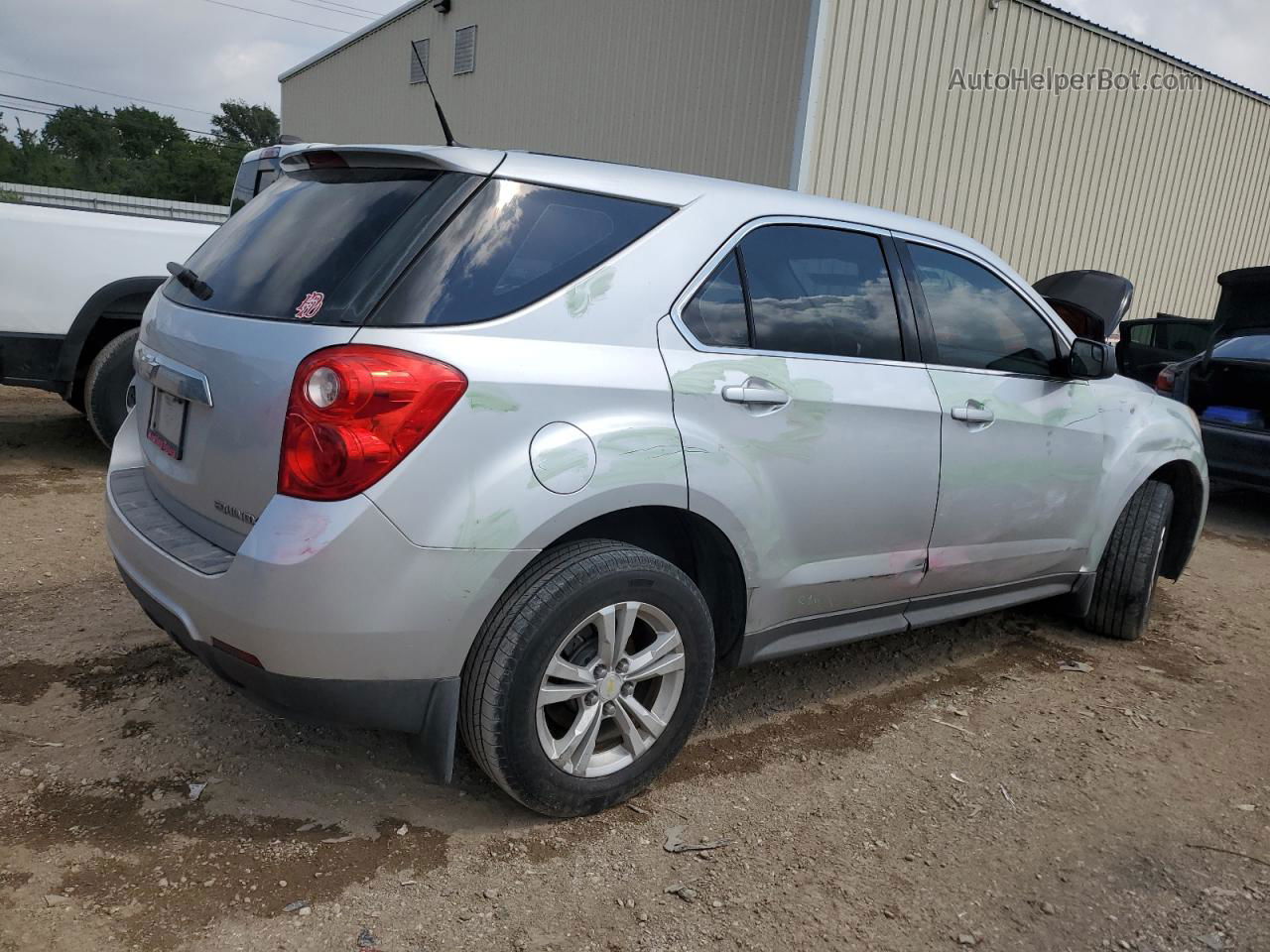 2012 Chevrolet Equinox Ls Silver vin: 2GNALBEK0C1312823