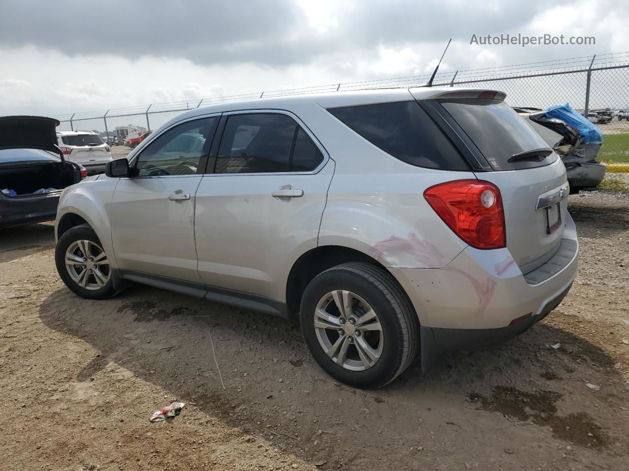 2012 Chevrolet Equinox Ls Silver vin: 2GNALBEK0C1312823