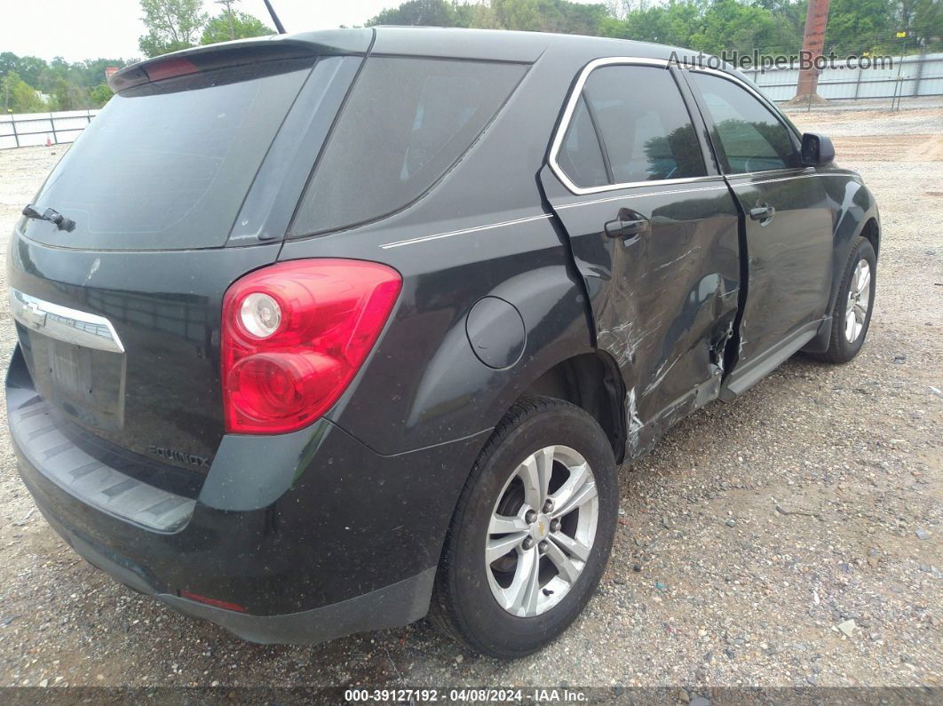 2012 Chevrolet Equinox Ls Black vin: 2GNALBEK0C1327189