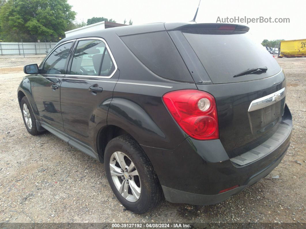 2012 Chevrolet Equinox Ls Black vin: 2GNALBEK0C1327189