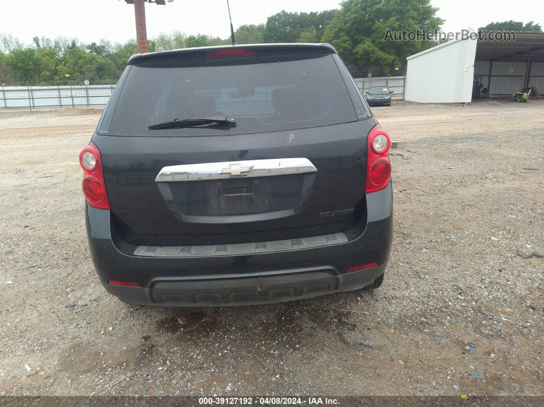 2012 Chevrolet Equinox Ls Black vin: 2GNALBEK0C1327189