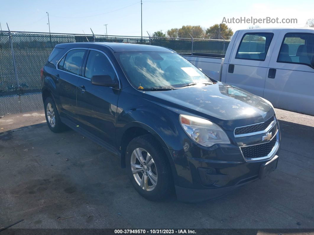 2012 Chevrolet Equinox Ls Black vin: 2GNALBEK0C1327371