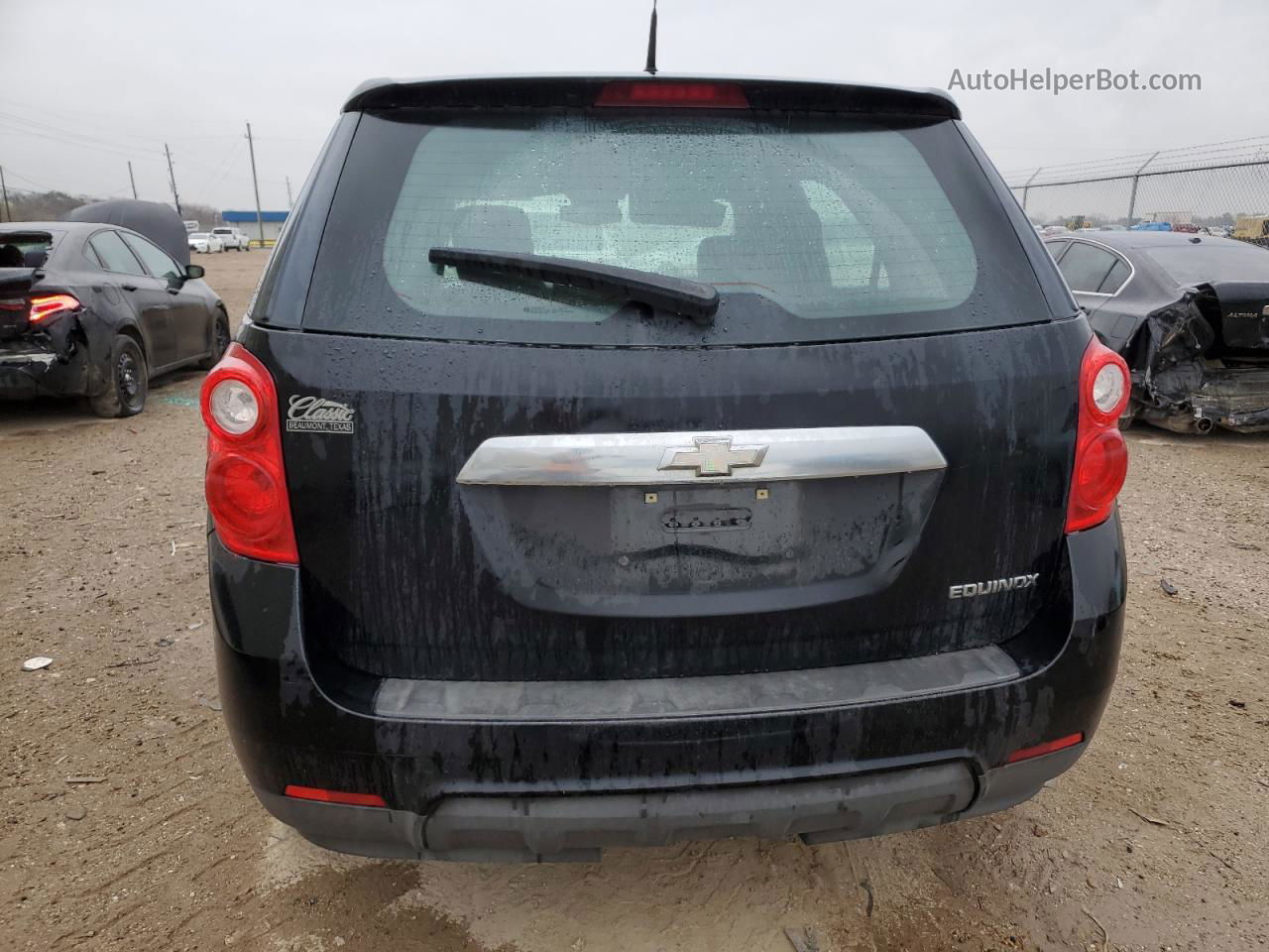 2012 Chevrolet Equinox Ls Black vin: 2GNALBEK0C6299896